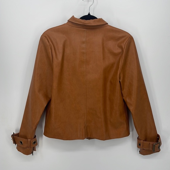 TENDENCY Faux Leather Jacket - Picture 4 of 5